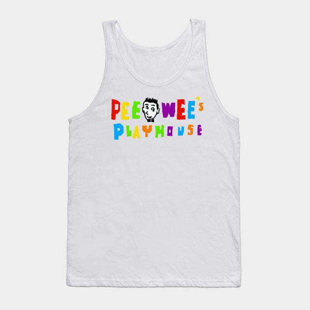 Pee-Wee's Playhouse (Rainbow Logo) Tank Top by Scum & Villainy